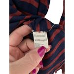 Free People  We The Free Burnt Red Blue Mix It Stripe Boho Long Sleeve Size Small Photo 7