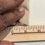 Liz Claiborne  Women 12 Tan Colorful‎ embroidered Flowers Lined Carpi Pants Y2K Photo 3