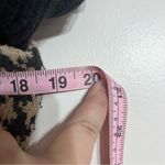 CAbi  Houndstooth Full‎ Zip Sweater Jacket with Faux Fur Collar Women's Size 6 Photo 6