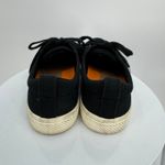 Quince  shoes women's 8.5 eco cotton canvas everyday lace up sneaker black Photo 3