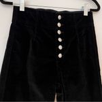 Veronica Beard  Debbie Velvet High Rise Skinny Jeans in Black Photo 4