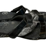 Vionic  Sandals Women’s Size‎ 9 Jodie floral leather black Photo 0