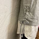 White House | Black Market  Women’s faux Layered Sweatshirt Size S Photo 2