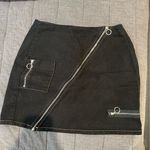 Urban Outfitters BDG Black Denim Skirt with Cross Zipper Photo 0