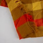 Handmade Brown Yellow Red Woven Tassel Scarf Unisex Mens Womens One Size Photo 5