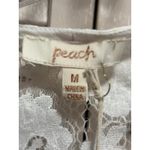 Peach NWT Cream Sheer/Lace Swim Cover Photo 1