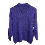 Vintage Lauren Hansen Collar Argyle Silk Angora Wool Blend Sweater Size M Preppy Purple Size M Photo 1
