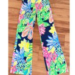 Lilly Pulitzer Palazzo Pants Wide Leg Floral Print Colorful Summer Casual XS Photo 3