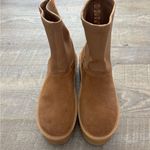 Dream Paris DREAM PAIRS FuzzyChic Sock-Top Platform Mid-calf Snow Boots Photo 5