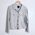 Liverpool Jeans Company Stitch Fix Liverpool Gray Denim Jacket Fossile Grey Size Large Photo 1