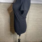 A pea in the pod A Pea In The Pod Black Maternity Crewneck Short Sleeve VNeck TShirt Size Medium Photo 1