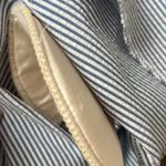 Vintage 80s Union Made Blue White Red Seersucker Dresss with Jacket Size 8 Photo 10