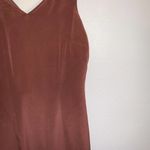 Hugo Buscati Brown Silk Mini Dress Photo 2