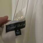 Crystal Doll white/sequins one-shoulder dress Photo 3