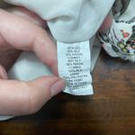 Jason Wu  Dress Womens 4 Grey Painterly Cream Floral Printed Midi‎ Tiered Silk Photo 6