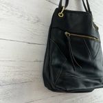 Franco Sarto Black Faux Leather Convertible Shoulder Bag Photo 8
