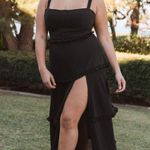 Show Me Your Mumu Lady Corset Dress in Black Chiffon XS NWT Photo 0