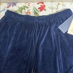 Universal Threads Universal Thread Dark Blue Velour Wide leg Pants Photo 3