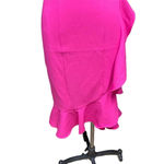 Likely  Laverna Ruffle Midi Dress Fuchsia Pink‎ Size 0 Photo 3