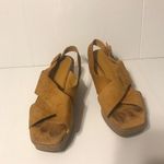 Fabio Rusconi cork platform high heel wedge suede sandal women size 7.5 (38) Photo 3