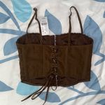 PacSun Brown Corset Photo 4