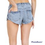 Free People Irreplaceable Distressed Jean Shorts Photo 2
