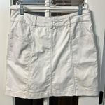 AVENTURA Clothing Logan Organic Cotton Cord Skirt Size 8 White Photo 1