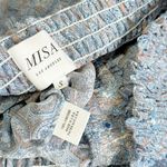 MISA Los Angeles NEW  Kailey Off-Shoulder Dress, Washed Tile, Small Photo 13