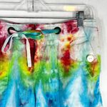 Sanctuary ‎ Size 26 Shorts Sweet Rainbow Tie Dye Handmade Linen Drawstring 660 Photo 3