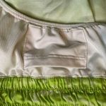 Juicy Couture  Y2K Sport Neon Green Zebra Print Mesh Shorts Women’s Medium Lined Photo 3