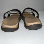Crocs Cleo Brown Sandals Lightweight Comfort Strappy Slip On Gorpcore Size 7 Photo 6