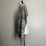 NWOT 100% Cashmere Germany Gray Plaid Scarf Photo 2