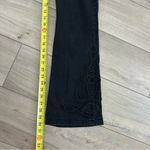 Ralph Lauren Vintage Lauren  Black Mid Rise Flare Celtic Knot Embroidered Jeans 6 Photo 7