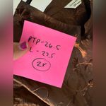 Laura Ashley VTG  Button Down Pattern Shiny Blouse Long Sleeve Brown Size XL 2X Photo 10