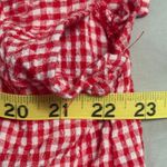 Jane and Delancey  Red Gingham Button-Up Top Size XL‎ NWT Photo 5