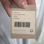 For Days Women’s White Date Night Midi Dress Size Large Organic Cotton NWT Photo 3