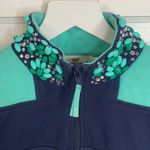 Vineyard Vines Women’s Jeweled Collar Navy Blue Shep Shirt Top W-155 Sz XS Photo 1