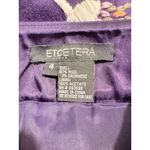 Etcetera  Wool and Cashmere Blend Embroidered Purple Skirt Cottagecore Size 4 Photo 5