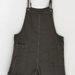 Aerie Tie Strap Shortalls Womens XL Black Casual Overalls Romper Photo 0
