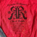 Remetee City of Angels V Neck‎ Tee Skull Skeleton Keys Roses Size… Black Photo 8