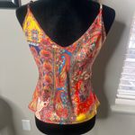 L'Agence L’AGENCE LEXI camisole in multi paisley scarf small $150 NWOT Photo 3