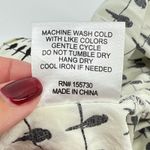 Jane and Delancey  Bird on a Wire Blouse 1X Rayon Button Down Roll Tab‎ Sleeve Photo 8