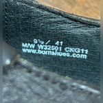 Born Shoes Born Women's Size 9.5 Black Leather W32501 Side Zip Ankle Boot Heeled Shoes Photo 4