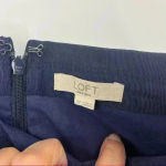 Loft Ann Taylor Women's Blue Ombre Brunch Pencil Office Skirt Lined Size 4P Photo 4