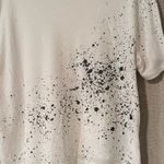 Alo Yoga | White and Black Splatter T-Shirt | S Photo 5