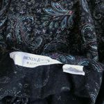 Denim & Supply Womens Blouse Size XS Ralph Lauren Lace Up Paisley Ruffle Poet Photo 6