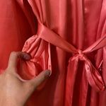 Victoria's Secret 90s vintage VS silky waist tie short robe, OS Photo 5