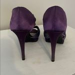 FIONI Clothing Purple Glitter Heels Size 6.5 Photo 3