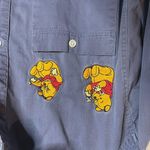 Disney Vintage  Winnie the Pooh blue button down shirt Photo 2