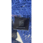 Eileen Fisher Blue Linen Open Knit Cardigan XL Lightweight Layer Coastal Resort Photo 5